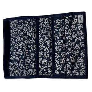 Vans vintage Velcro Wallet with cute bear print and lots of pockets